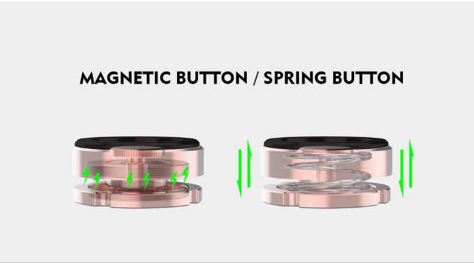 Vandy Vape Bonza Kit Magnetic button & Spring button 